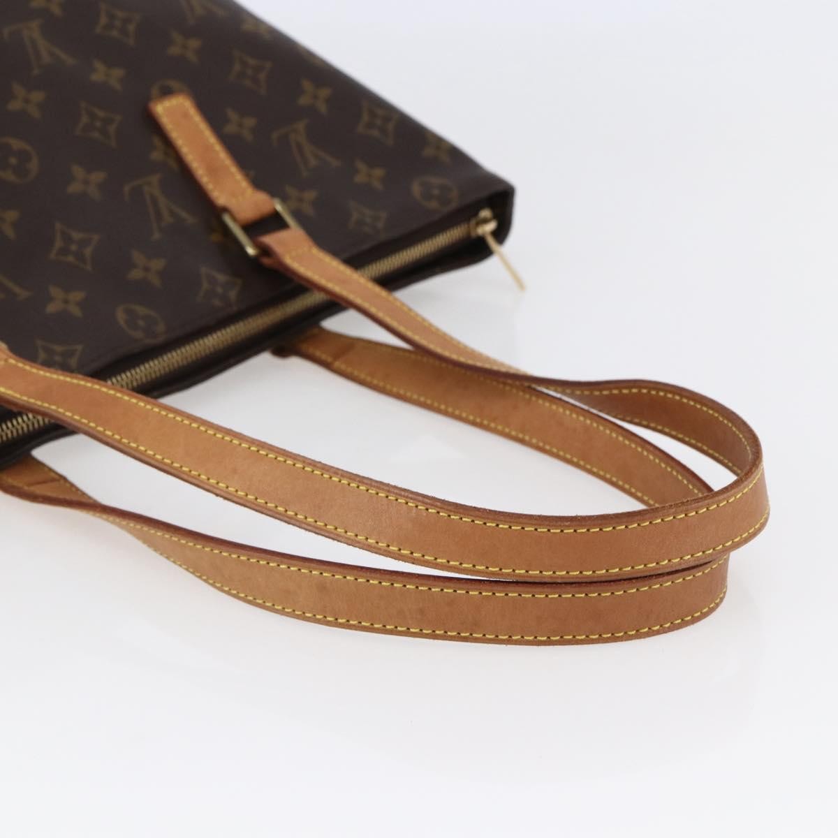 Louis Vuitton Cabas Mezzo Monogram Canvas, BROWN, CANVAS, Tote bag