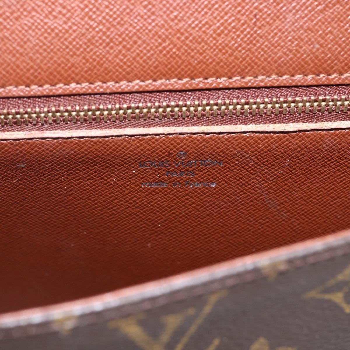 Louis Vuitton Saint Cloud Handbag Monogram Canvas, BROWN, CANVAS, Shoulder bag