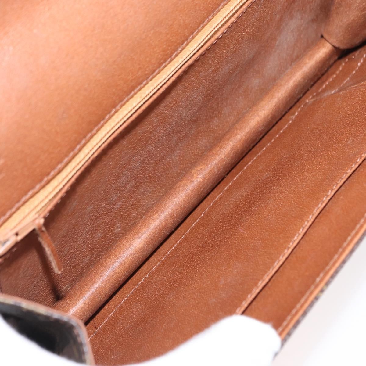 Louis Vuitton Dame Pochette Monogram Canvas, BROWN, CANVAS, Clutche & pouche