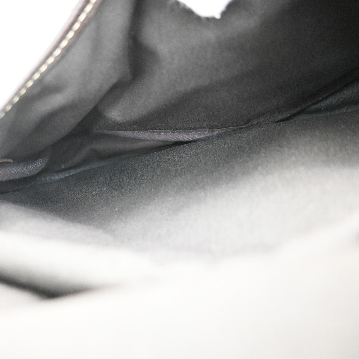 Louis Vuitton Saumur Handbag Mini Lin, BROWN, CANVAS, Shoulder bag