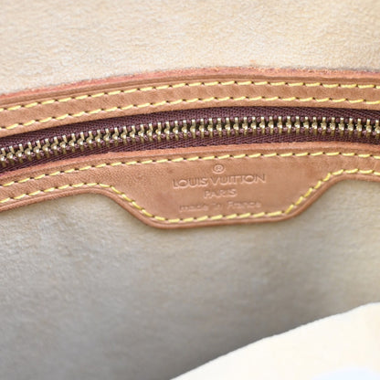 Louis Vuitton Looping Handbag Monogram Canvas, BROWN, CANVAS, Handbag