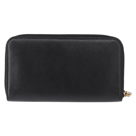 Salvatore Ferragamo Gancini Bifold Wallet Quilted Leather, BLACK, LEATHER, Wallets