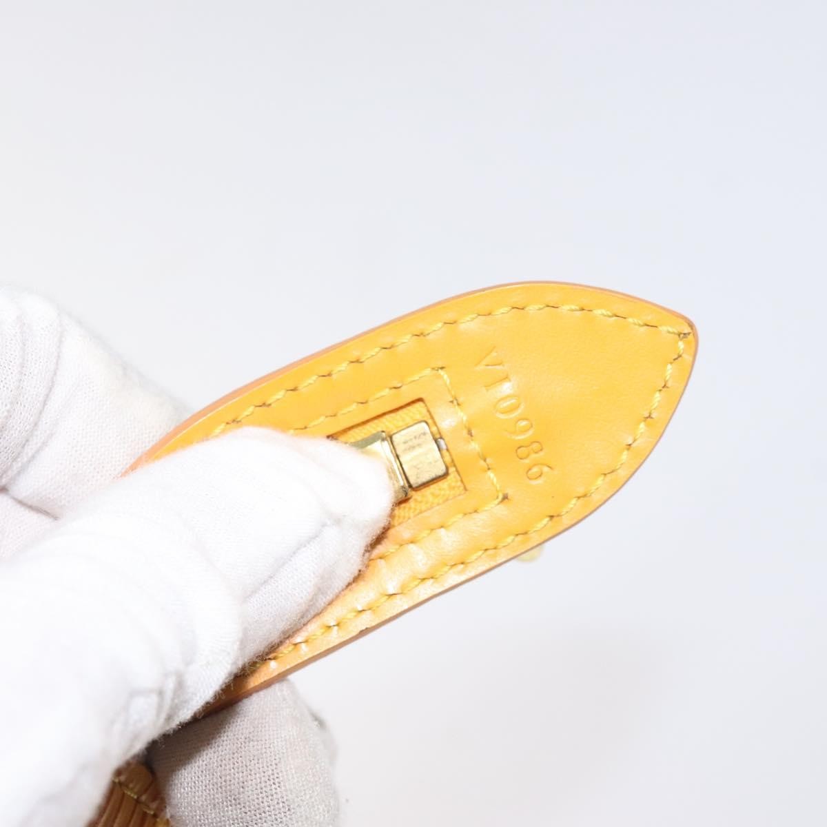 Louis Vuitton Saint Jacques Handbag Epi Leather, YELLOW, LEATHER, Handbag