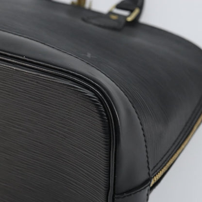 Louis Vuitton Alma Handbag Epi Leather, BLACK, LEATHER, Handbag