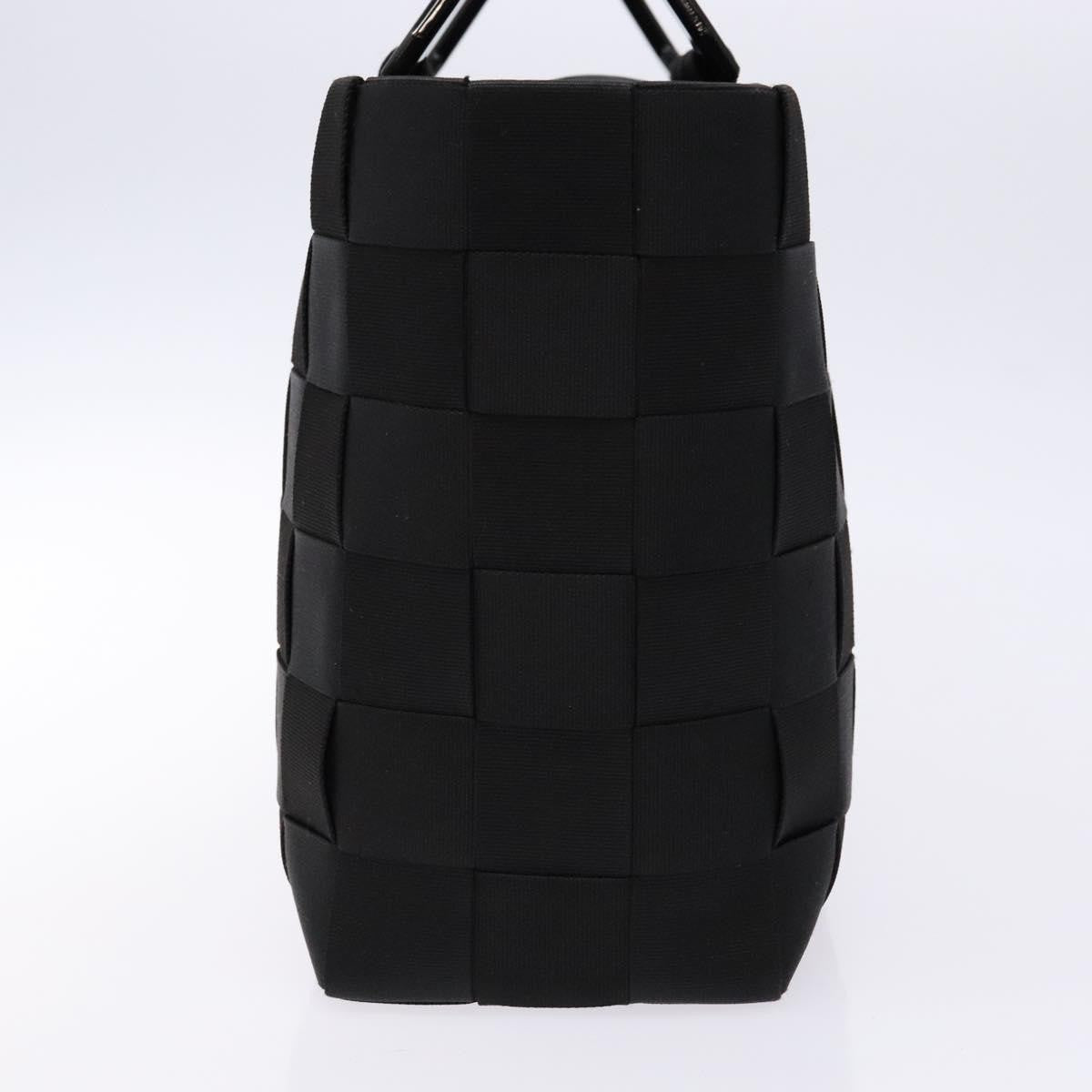 Salvatore Ferragamo Vintage Handbag Canvas, BLACK, CANVAS, Handbag