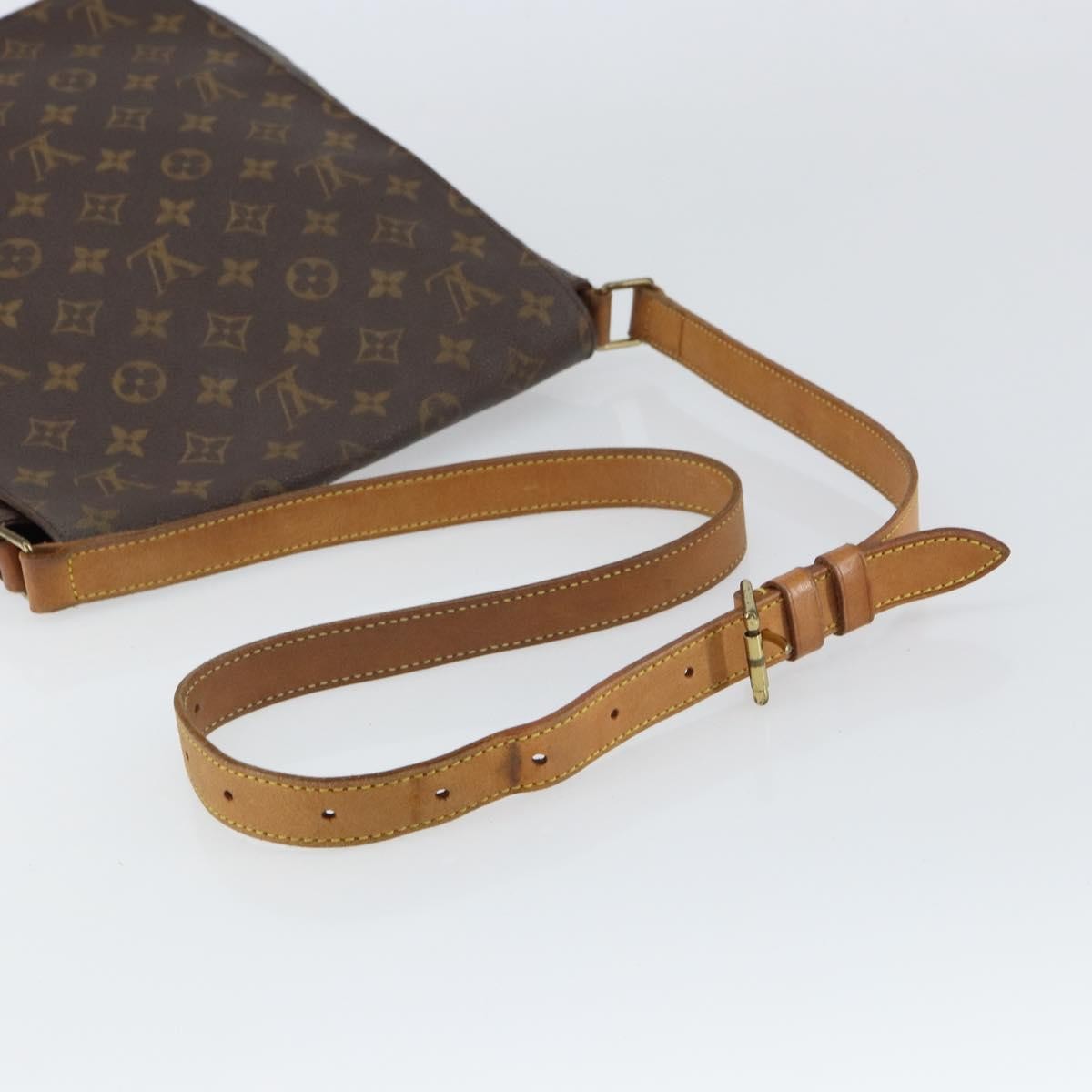 Louis Vuitton Musette Salsa Handbag Monogram Canvas, BROWN, CANVAS, Shoulder bag