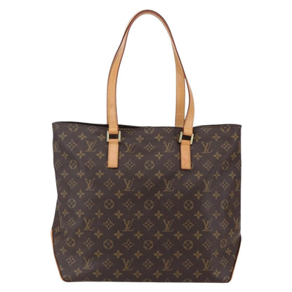 Louis Vuitton Cabas Mezzo Monogram Canvas, BROWN, CANVAS, Tote bag
