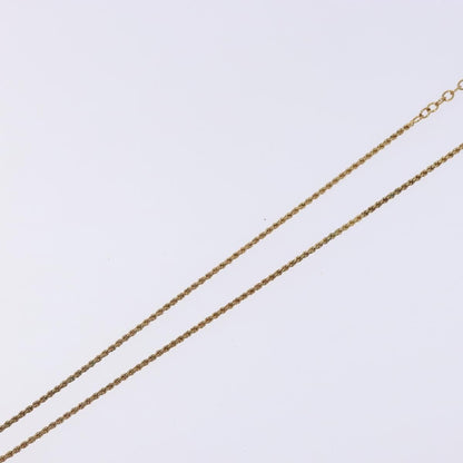 Christian Dior CD Round Pendant Necklace Metal, GOLD, METAL, Necklace