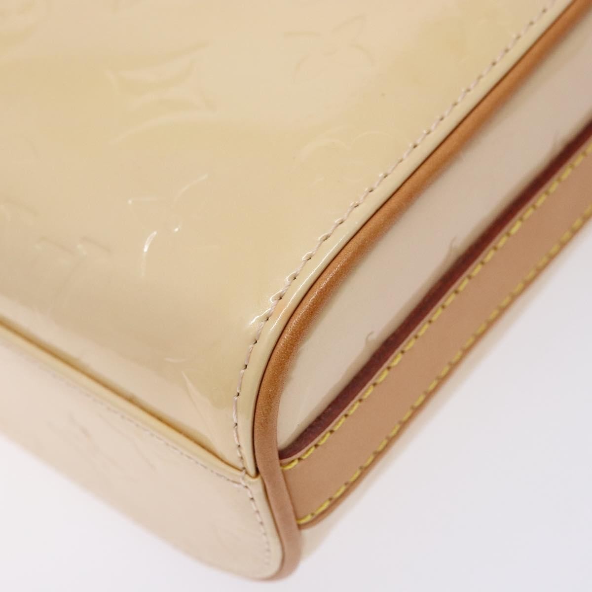 Louis Vuitton Sullivan Handbag Monogram Vernis, BEIGE, PATENT_LEATHER, Handbag