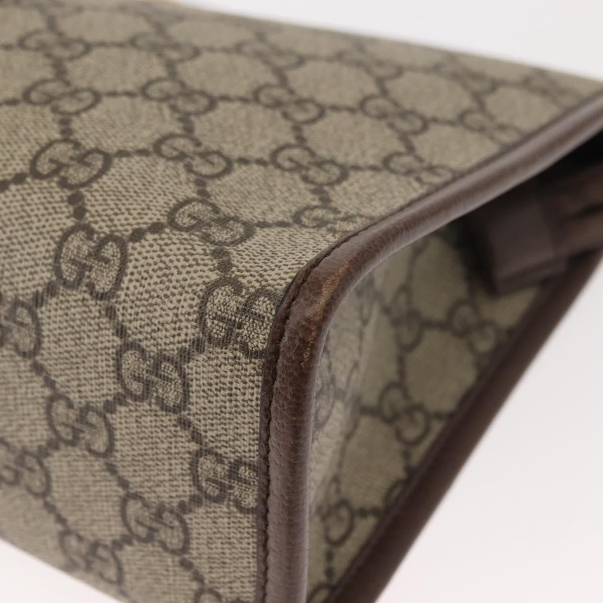 Gucci Ophidia Pouch GG Coated Canvas, BEIGE, CANVAS, Clutche & pouche