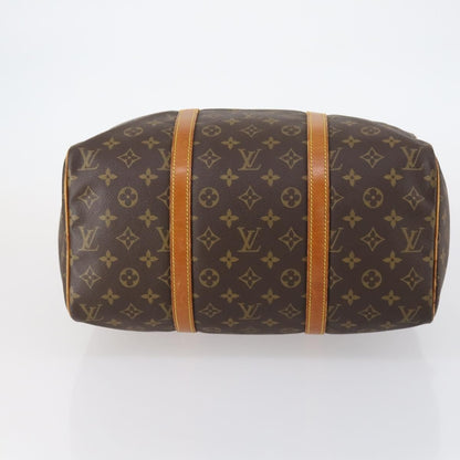 Louis Vuitton Sac Souple Handbag Monogram Canvas, BROWN, CANVAS, Travel bag