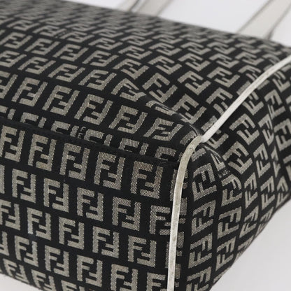 Fendi Zucca Tote bag Canvas, BLACK, CANVAS, Tote bag