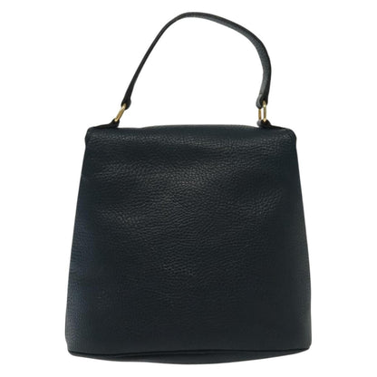 Christian Dior Vintage Handbag Leather, NAVY, LEATHER, Handbag