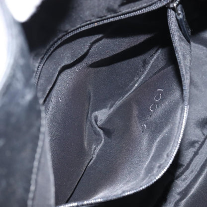 Gucci Vintage Bamboo Shoulder Bag Leather, BLACK, LEATHER, Shoulder bag