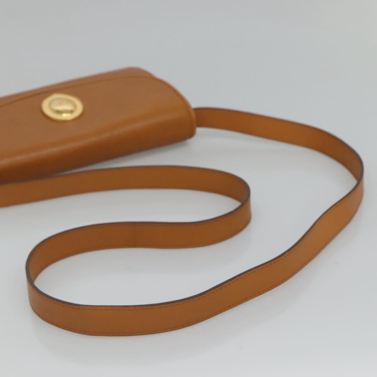 Christian Dior CD Shoulder bag Leather, BEIGE, LEATHER, Shoulder bag