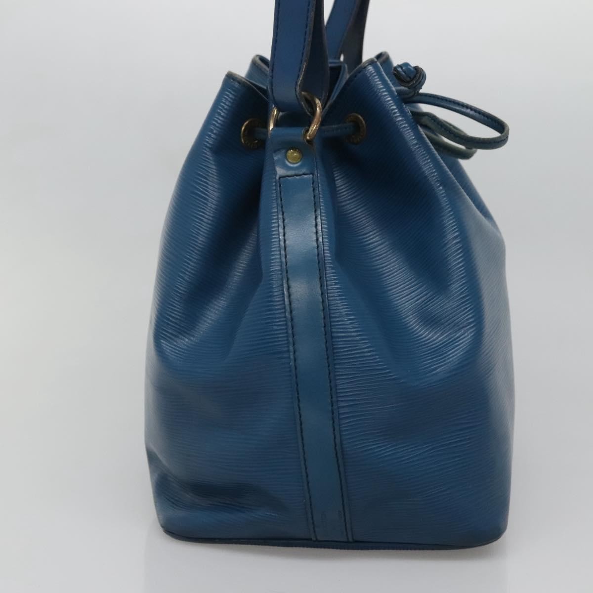 Louis Vuitton Bicolor Petit Noe Handbag Epi Leather, BLUE, LEATHER, Handbag