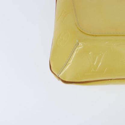 Louis Vuitton Thompson Street Handbag Monogram Vernis, YELLOW, PATENT_LEATHER, Shoulder bag