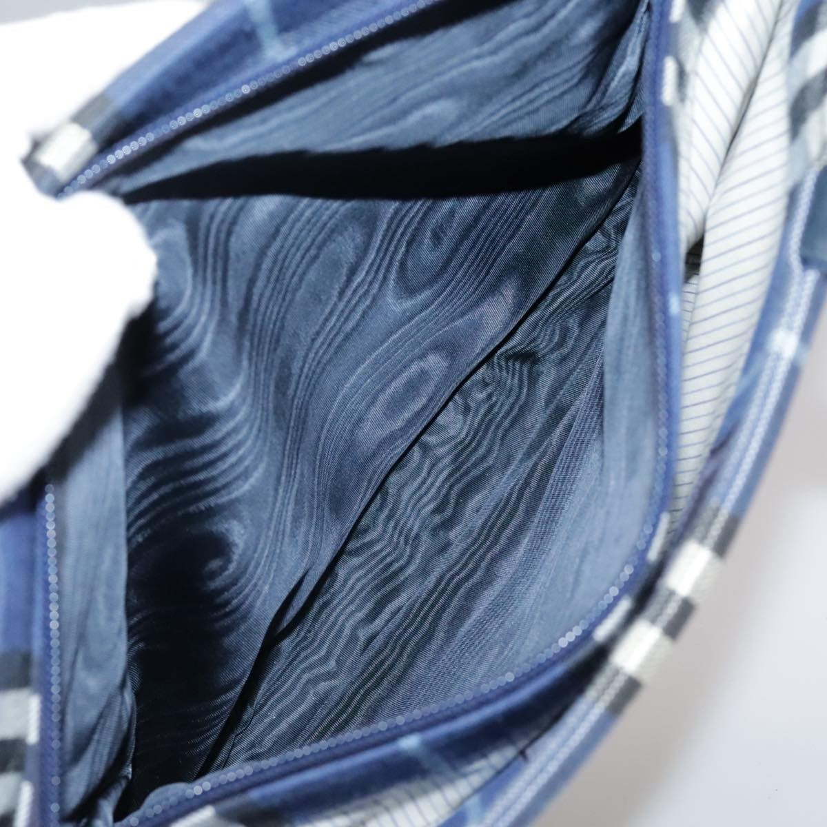 Burberry Nova Check Tote canvas check pattern, BLUE, CANVAS, Tote bag