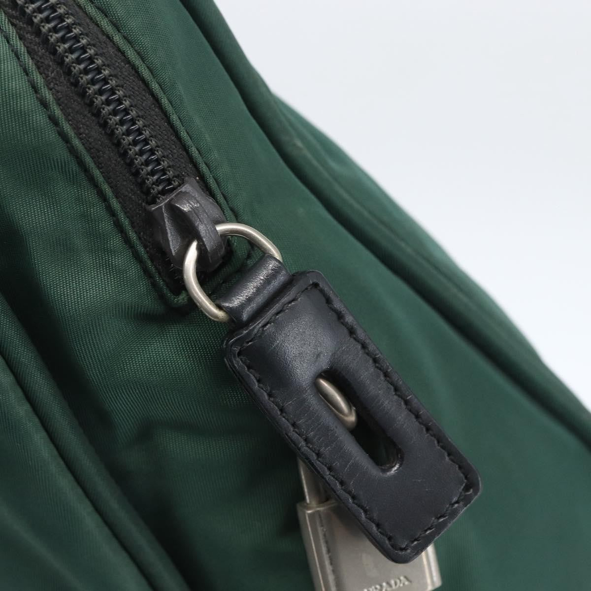 Prada Vintage Handbag Tessuto, GREEN, NYLON, Handbag