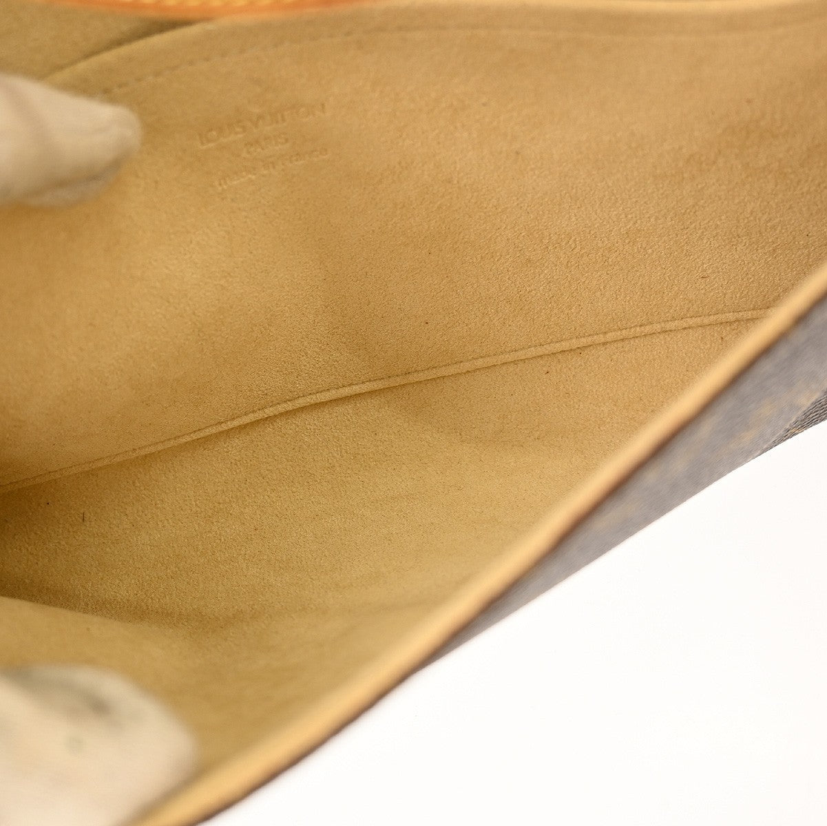 Louis Vuitton Twin Handbag Monogram Canvas, BROWN, CANVAS, Clutche & pouche