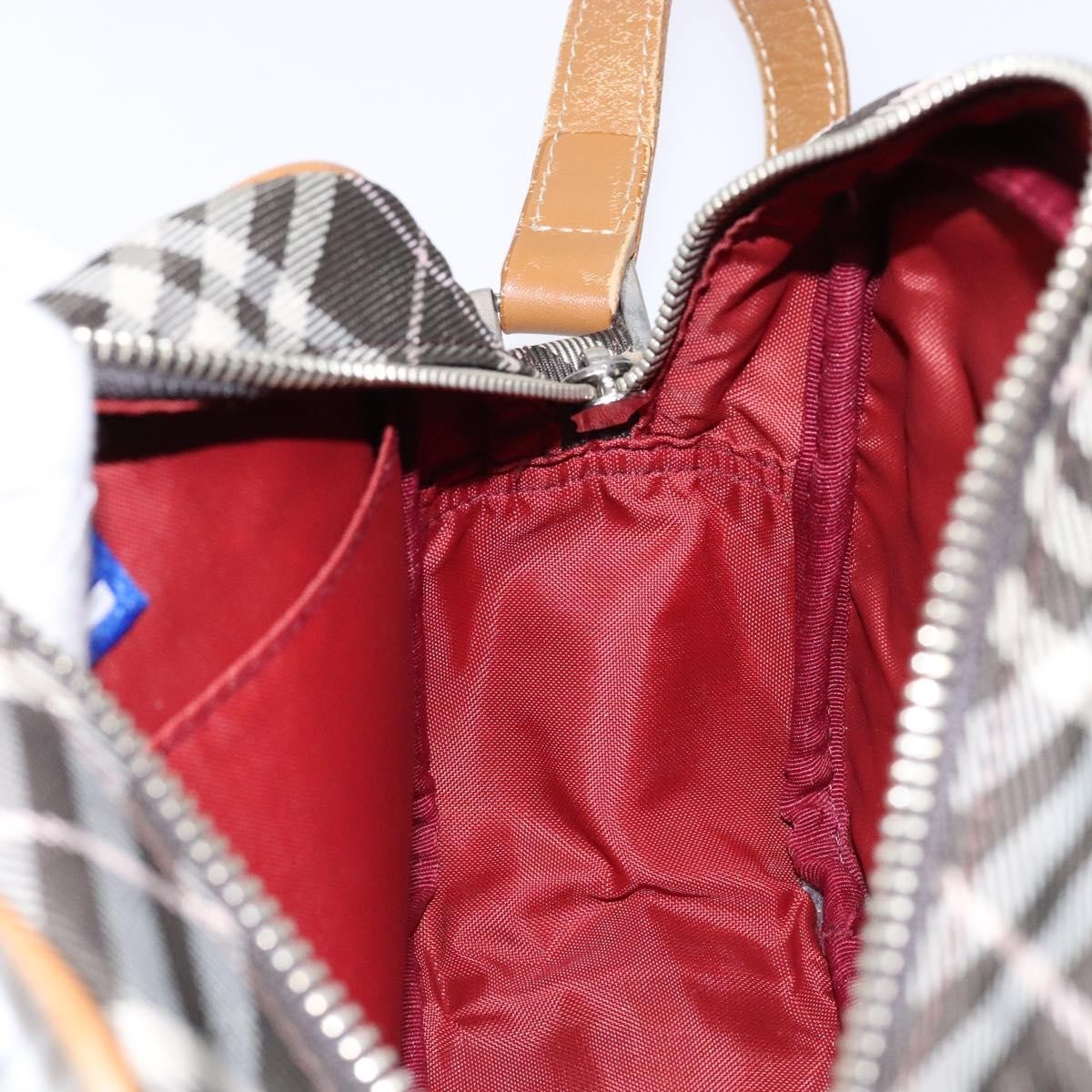 Burberry Nova Check Blue Label Canvas, BROWN, CANVAS, Shoulder bag