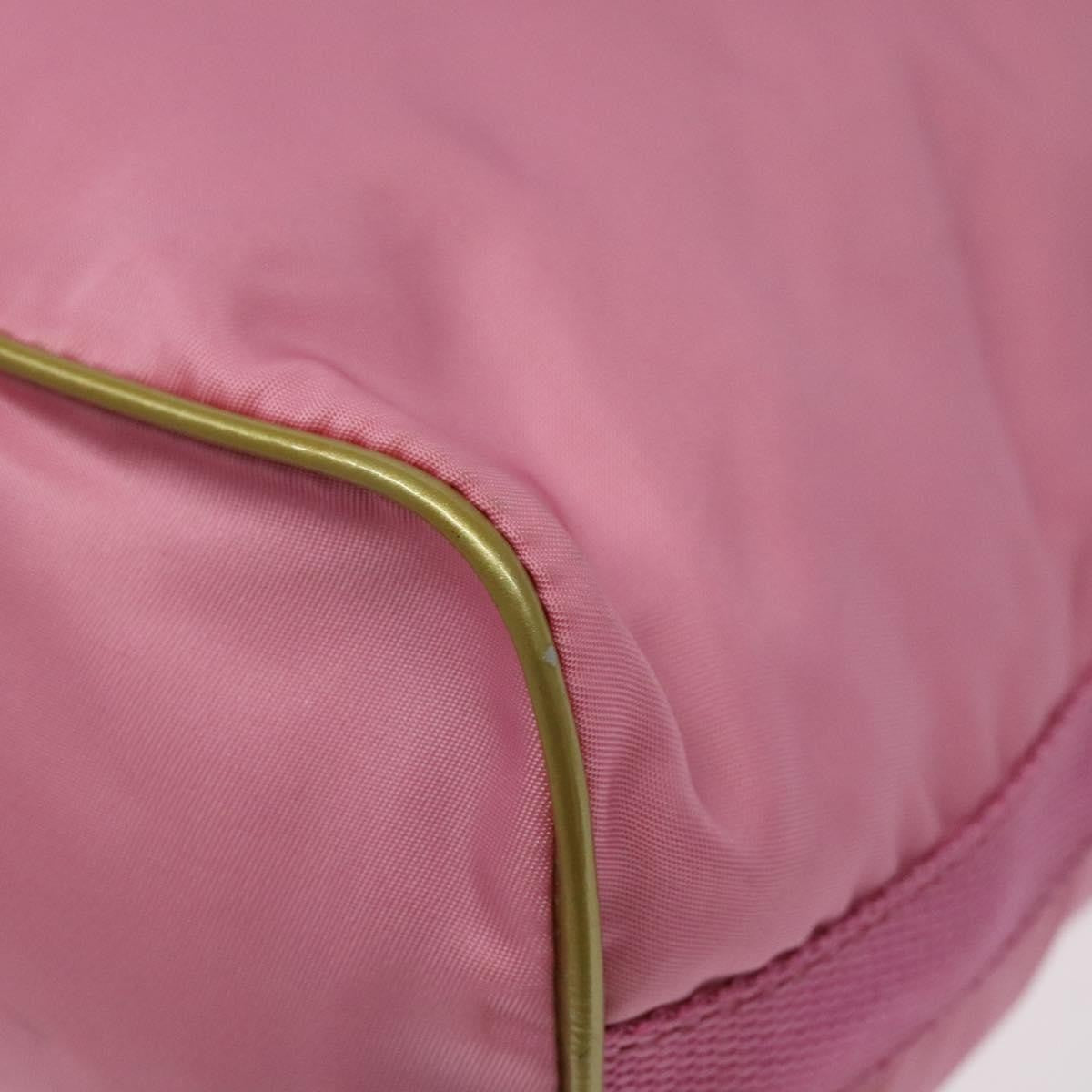 Prada Drawstring Bucket Bag Tessuto, PINK, NYLON, Handbag