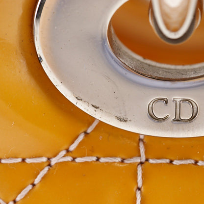 Christian Dior Lady Dior Bag Patent, BLACK, PATENT_LEATHER, Tote bag