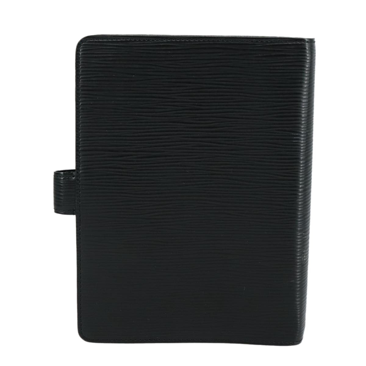 Louis Vuitton Agenda Cover Epi Leather, BLACK, LEATHER, Wallets