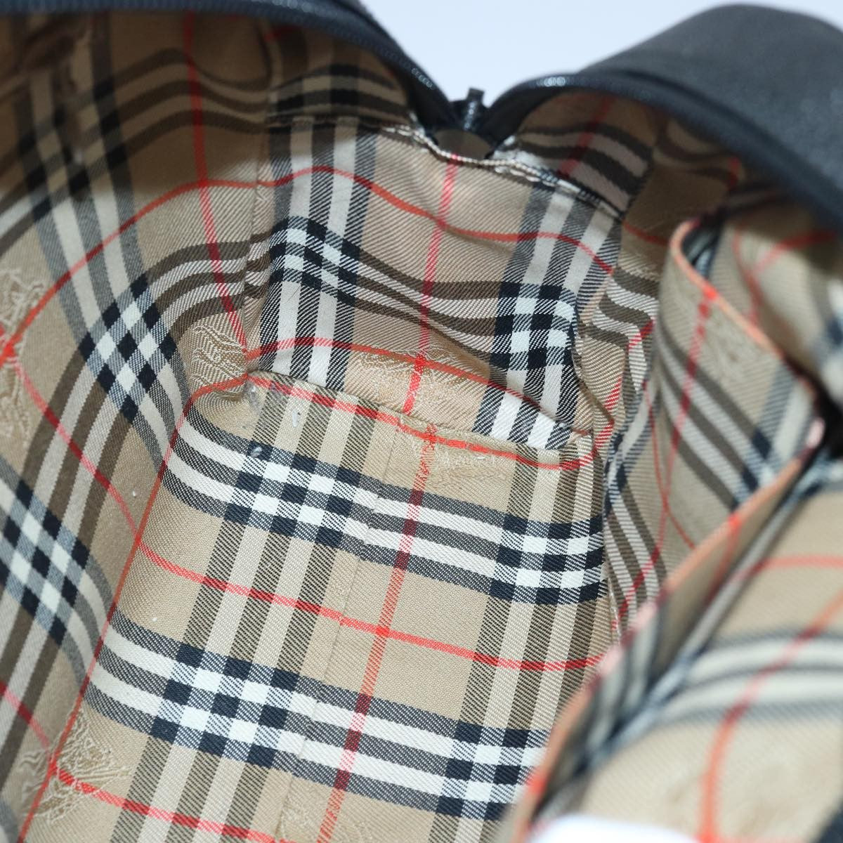 Burberry Vintage Handbag Suede, BLACK, SUEDE, Handbag