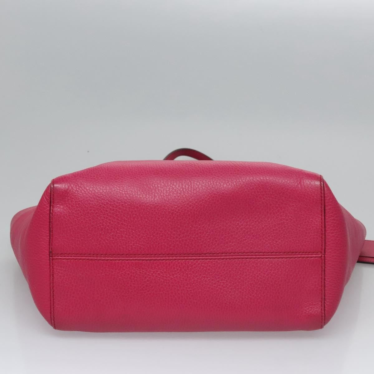 Gucci Swing Tote Leather, PINK, LEATHER, Tote bag