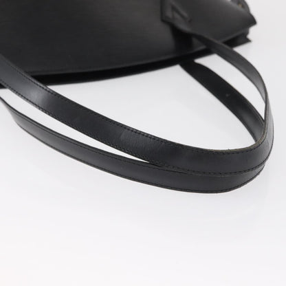 Louis Vuitton Saint Jacques Handbag Epi Leather, BLACK, LEATHER, Shoulder bag