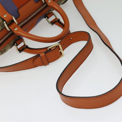 Gucci Vintage Web Boston Bag GG Canvas, BEIGE, CANVAS, Handbag