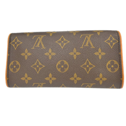 Louis Vuitton Twin Handbag Monogram Canvas, Brown, Canvas, Clutch