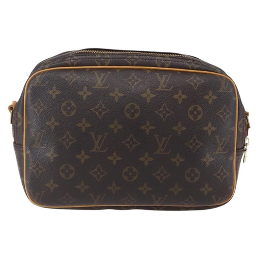 Louis Vuitton Reporter Bag Monogram Canvas, BROWN, CANVAS, Shoulder bag