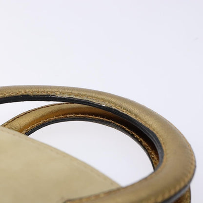 Salvatore Ferragamo Vintage Handbag Suede, BEIGE, SUEDE, Handbag