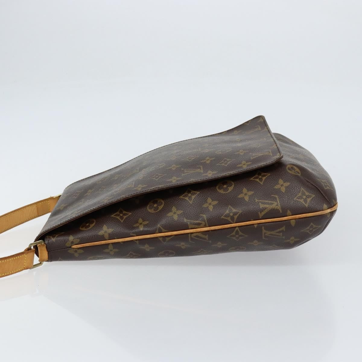 Louis Vuitton Musette Handbag Monogram Canvas, BROWN, CANVAS, Shoulder bag