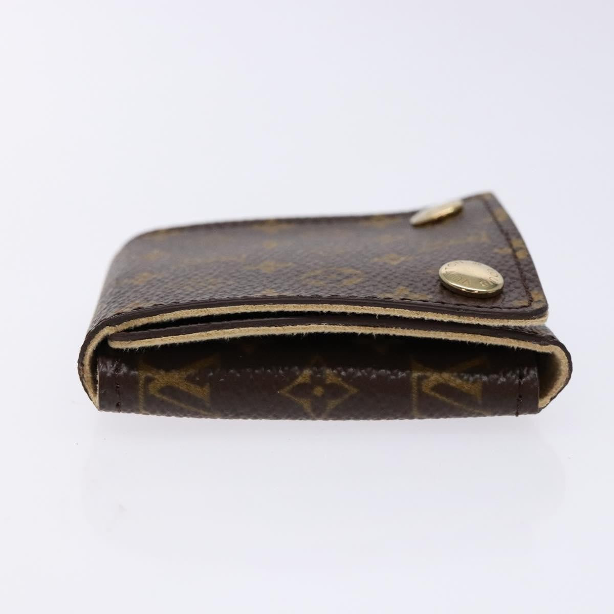 Louis Vuitton CASE JEWELRY BOX Canvas, BROWN, CANVAS, Wallets