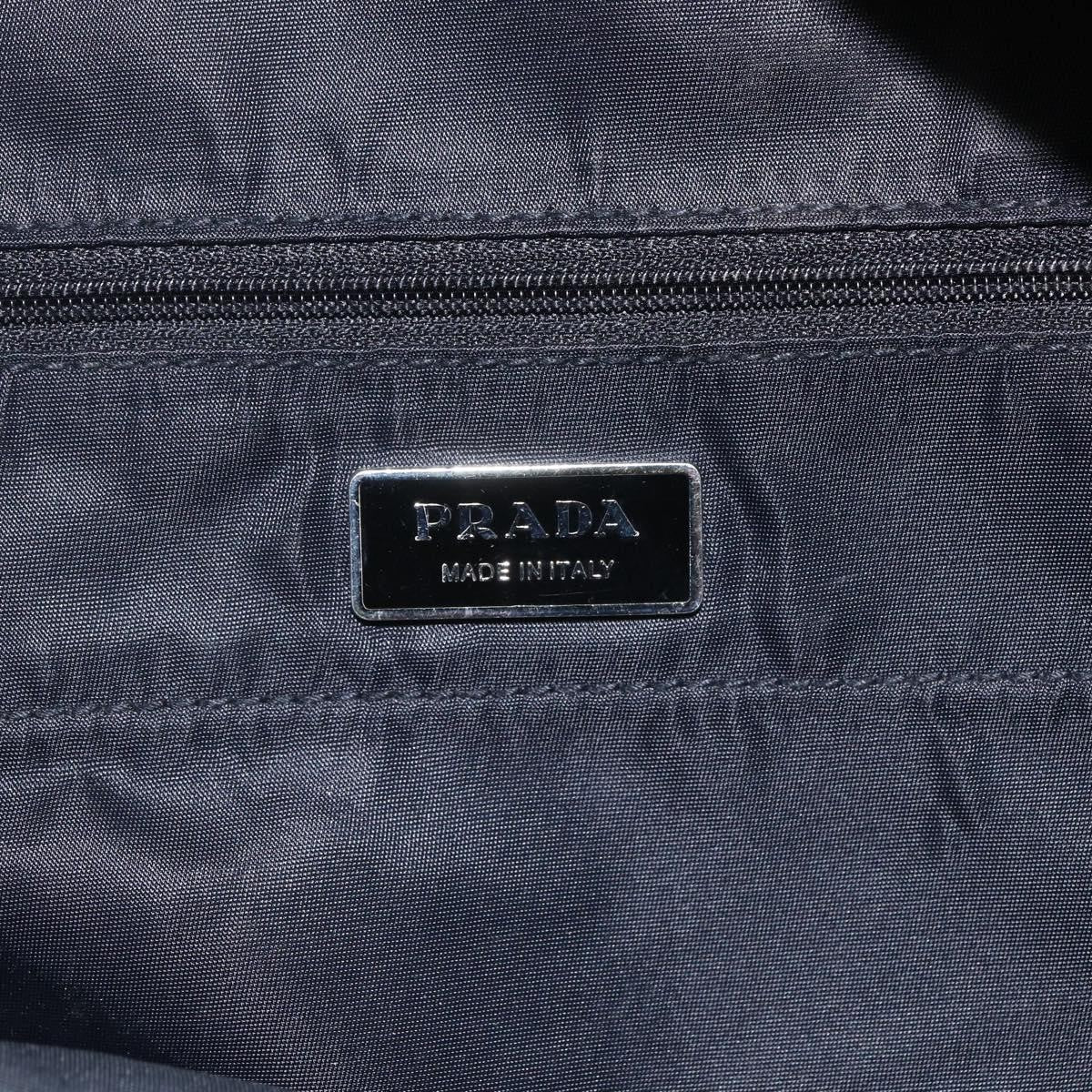Prada Vintage Zip Tote Tessuto, BLACK, NYLON, Tote bag