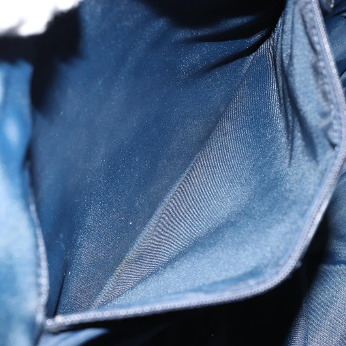 Christian Dior Vintage Trotter Shoulder Bag Canvas, NAVY, CANVAS, Shoulder bag