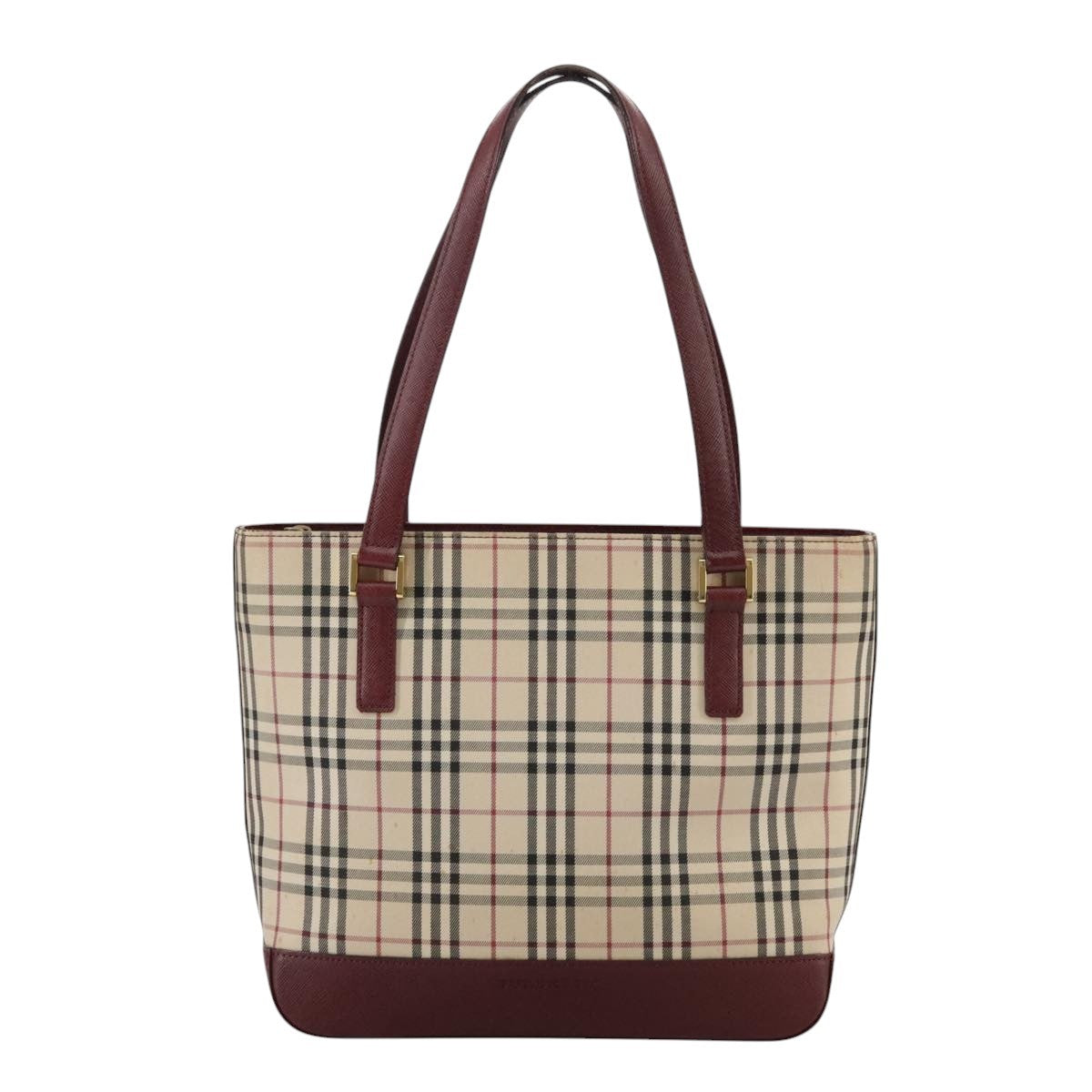 Burberry Nova Check Tote canvas check pattern, BEIGE, CANVAS, Tote bag