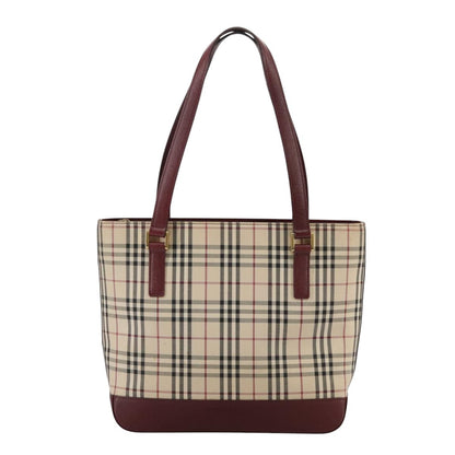 Burberry Nova Check Tote canvas check pattern, BEIGE, CANVAS, Tote bag