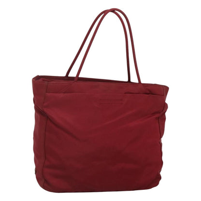 Prada Vintage Zip Tote Tessuto, RED, NYLON, Tote bag