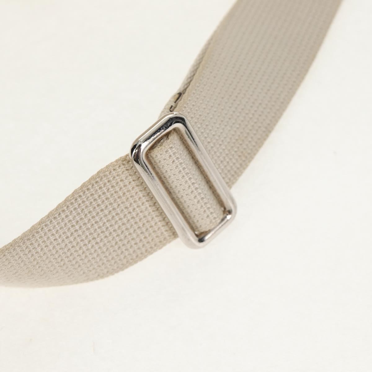 Gucci Front Pocket Belt Bag GG Embossed Perforated Leather, WHITE, CANVAS, Shoulder bag