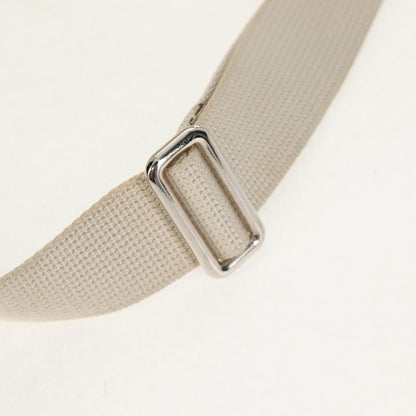 Gucci Front Pocket Belt Bag GG Embossed Perforated Leather, WHITE, CANVAS, Shoulder bag