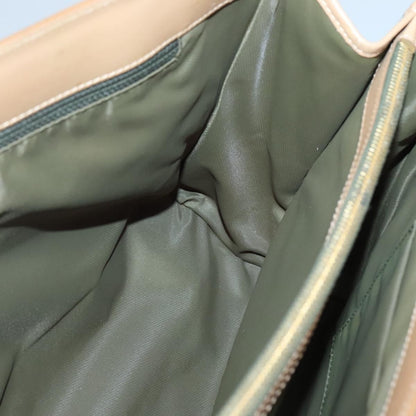 Christian Dior Vintage Trotter Double Pocket Tote Diorissimo Canvas, KHAKI, CANVAS, Tote bag
