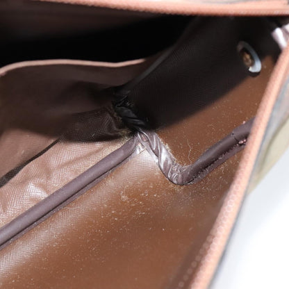 Burberry Nova check Pochette Canvas, BEIGE, CANVAS, Clutche & pouche