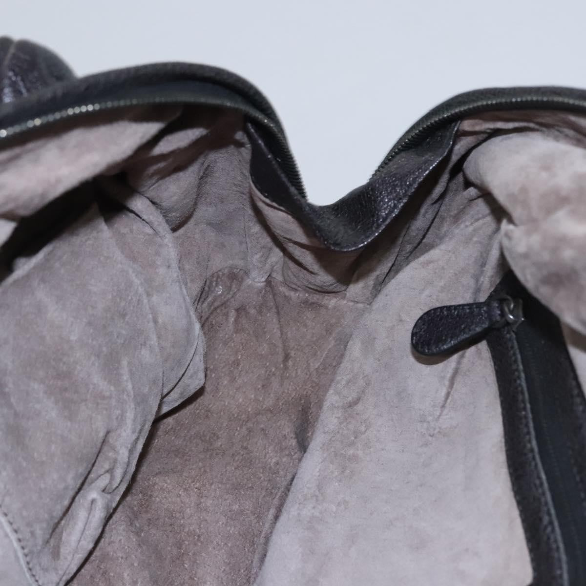 Bottega Veneta Vintage handbag Leather, BLACK, LEATHER, Handbag