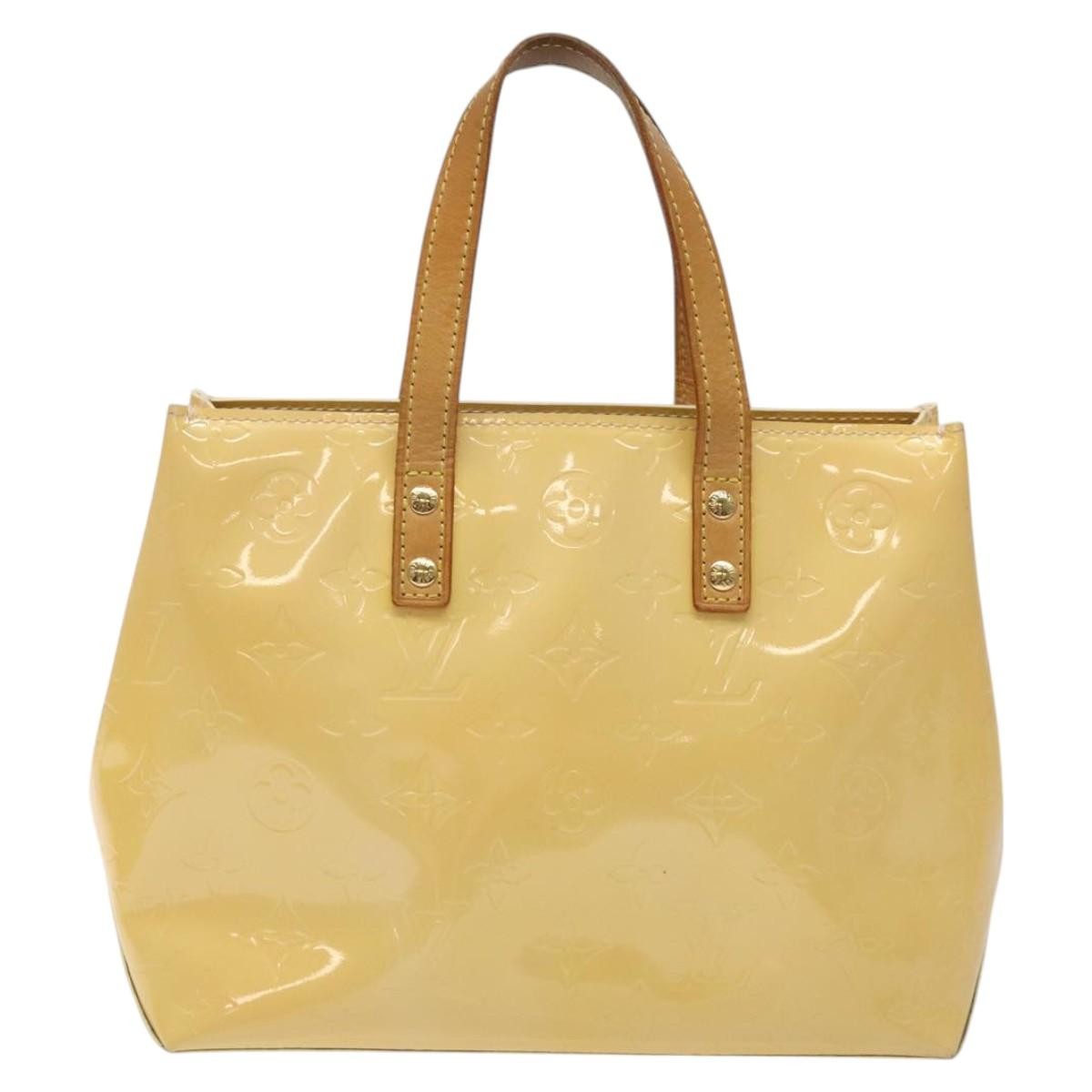 Louis Vuitton Reade Handbag Monogram Vernis, PINK, PATENT_LEATHER, Handbag