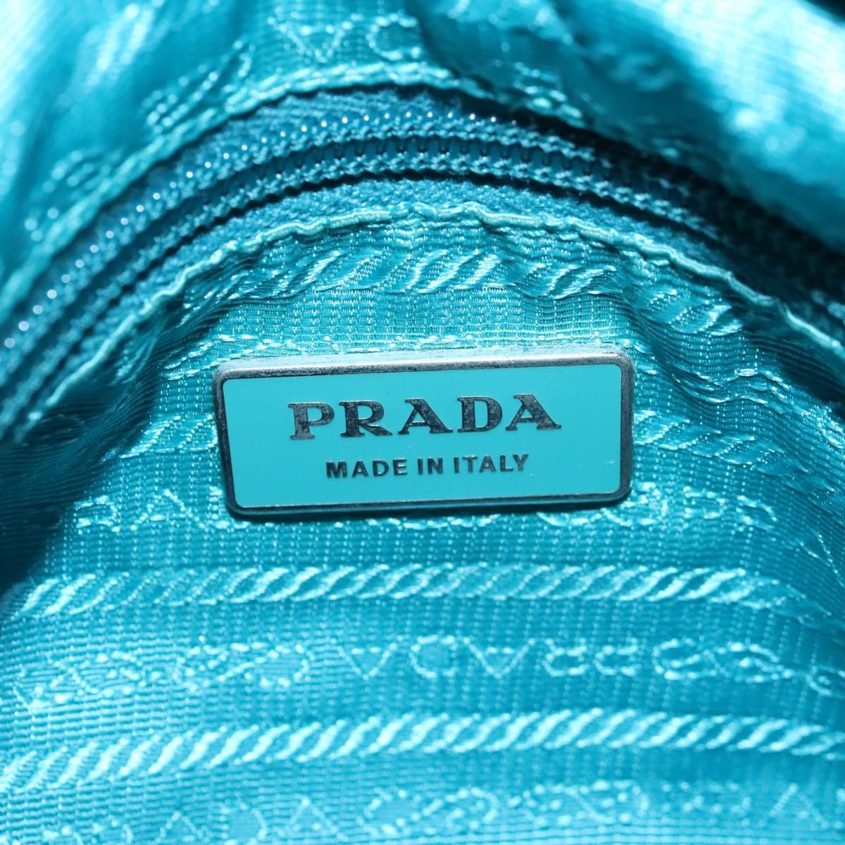 Prada Bow Convertible Tote Tessuto, BLUE, NYLON, Handbag