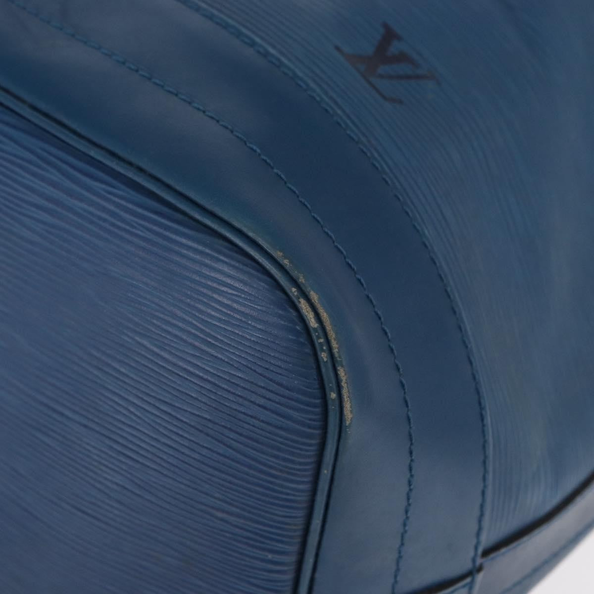 Louis Vuitton Petit Noe NM Handbag Epi Leather, BLUE, LEATHER, Shoulder bag